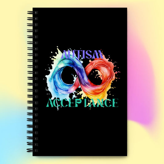 Autism Acceptance - Spiral notebook