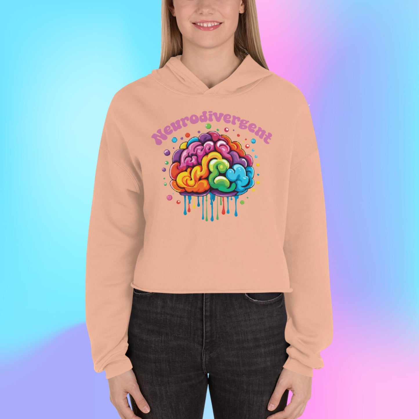 Neurodivergent - Crop Hoodie
