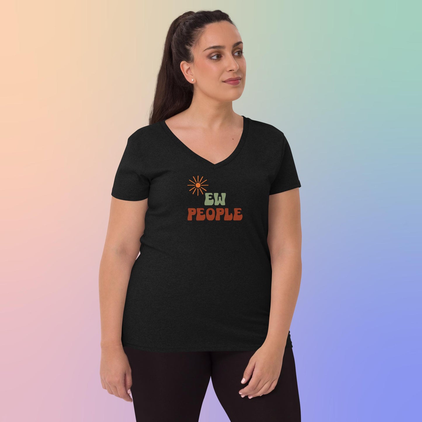 Ew, People - Women’s recycled v-neck t-shirt