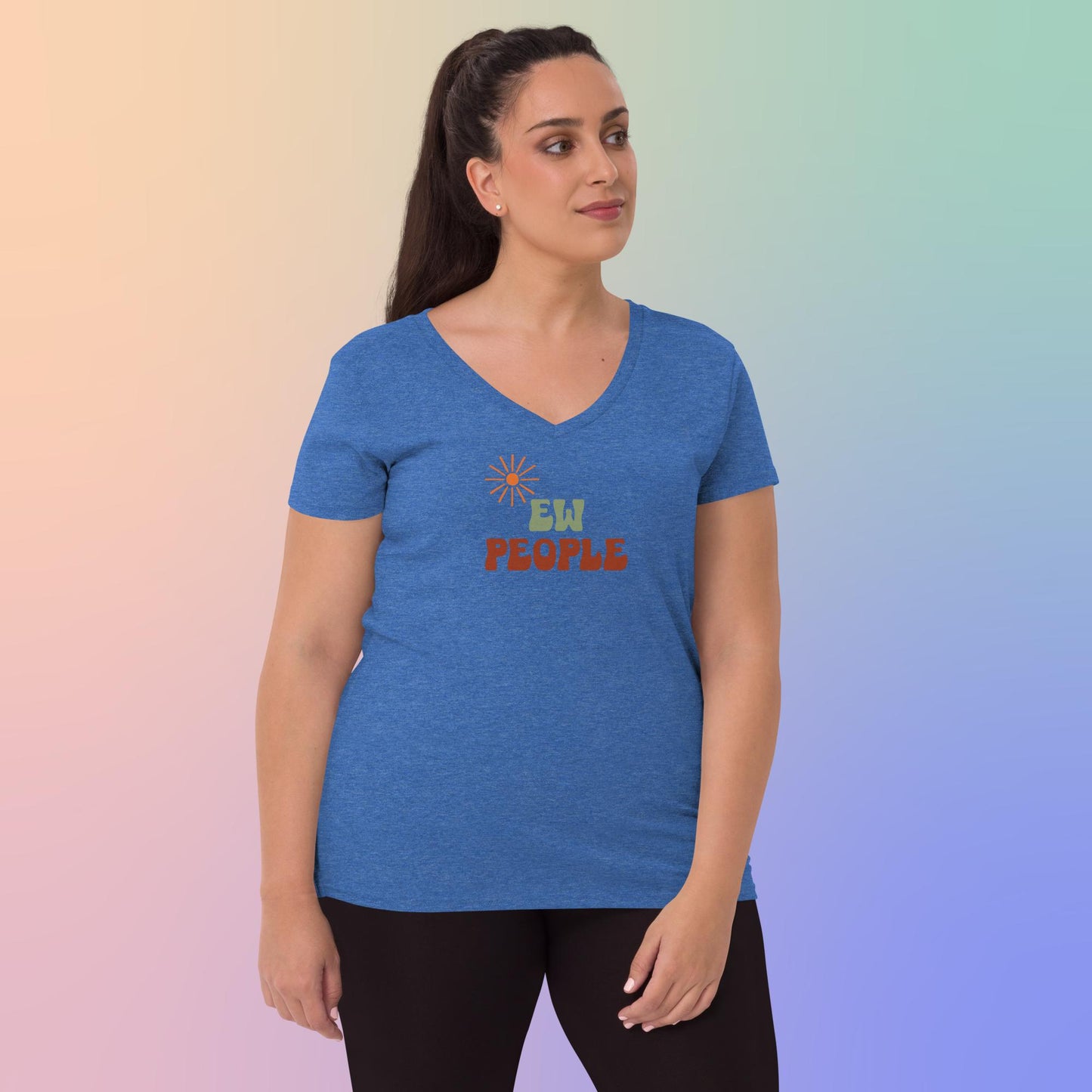 Ew, People - Women’s recycled v-neck t-shirt