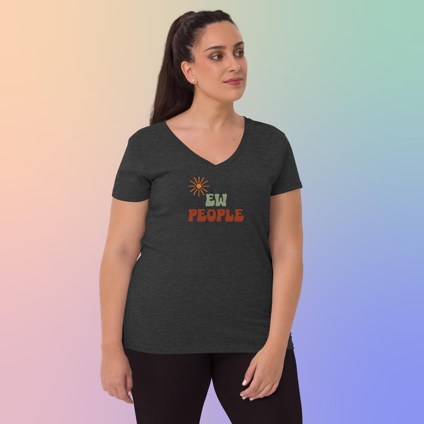 Ew, People - Women’s recycled v-neck t-shirt