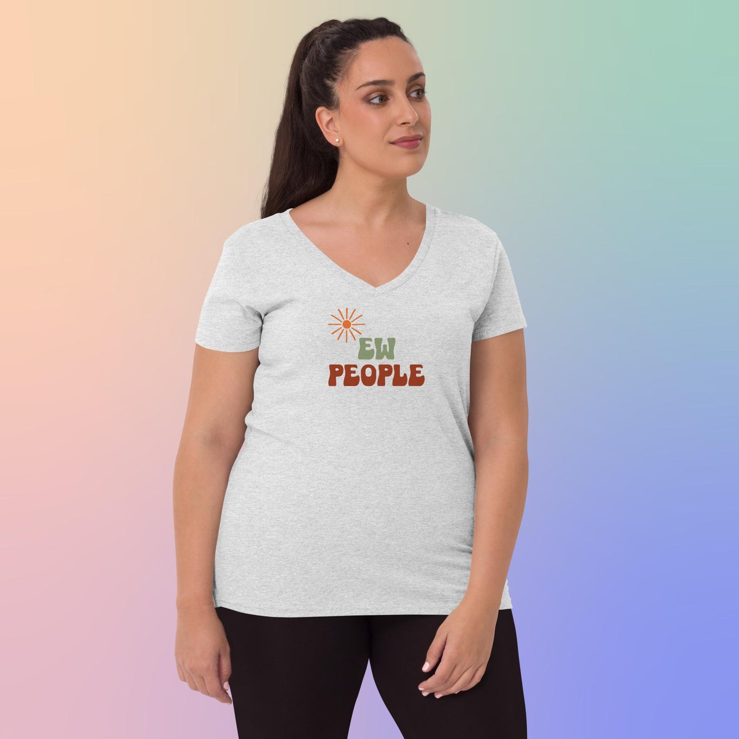 Ew, People - Women’s recycled v-neck t-shirt