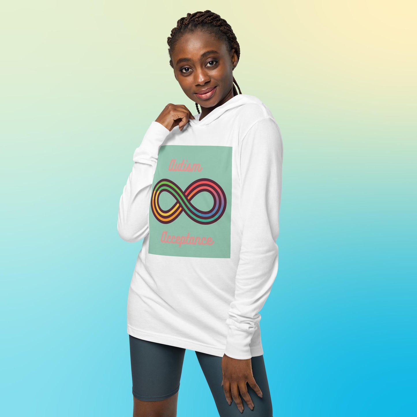 Autism Acceptance v2 - Hooded long-sleeve tee