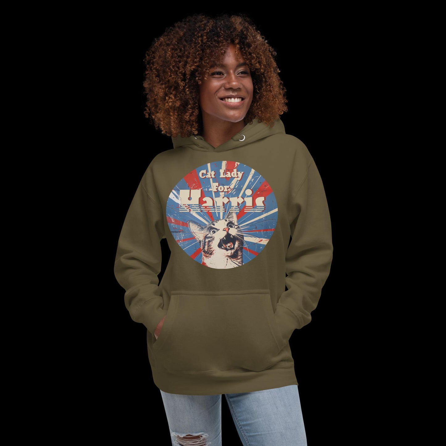 Cat Lady for Harris Unisex Hoodie