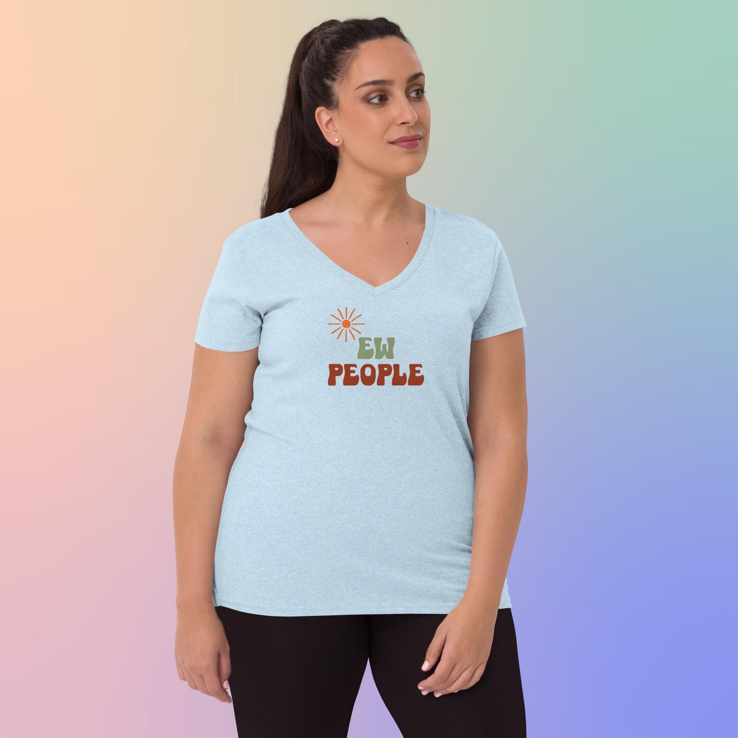 Ew, People - Women’s recycled v-neck t-shirt